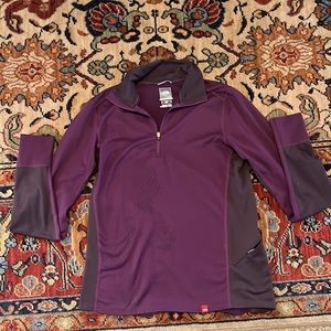Purple North Face 1/4 Zip Pullover